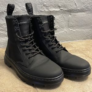 Fleece lined Dr. Martens